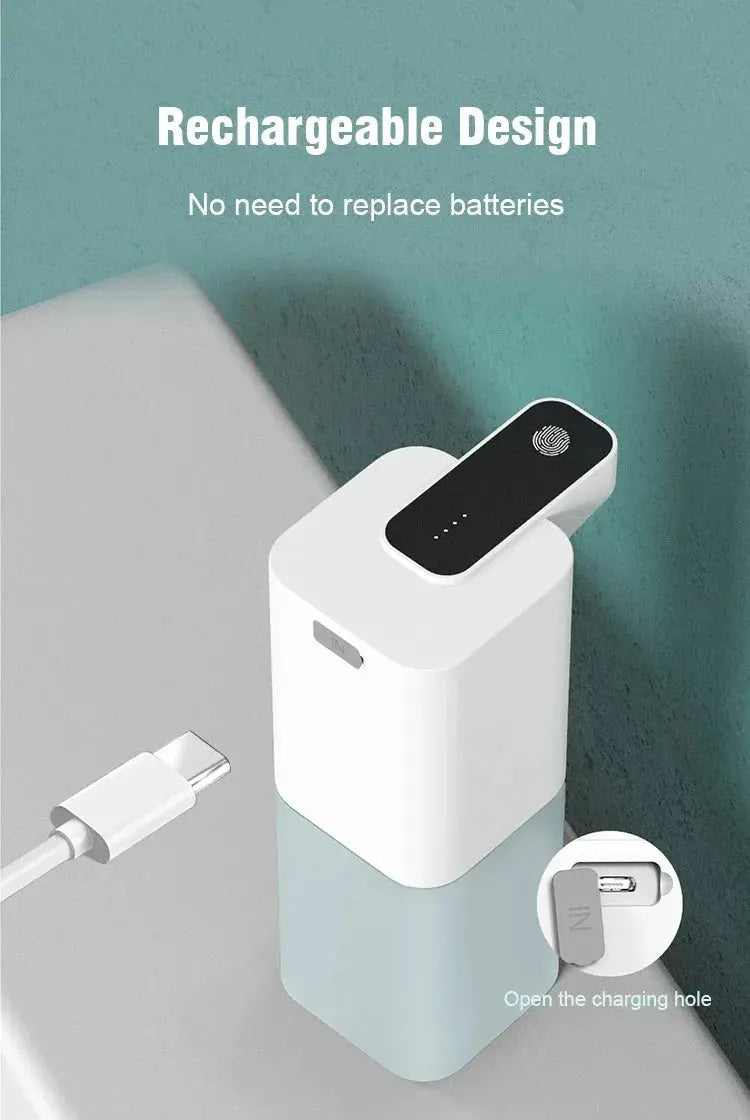 Automatic Liquid Soap Dispenser Touchless Infrared Sensor Hand Free Soap Hand Sensor Dispenser Smart Foam Machine USB Charging fabbinventora.com