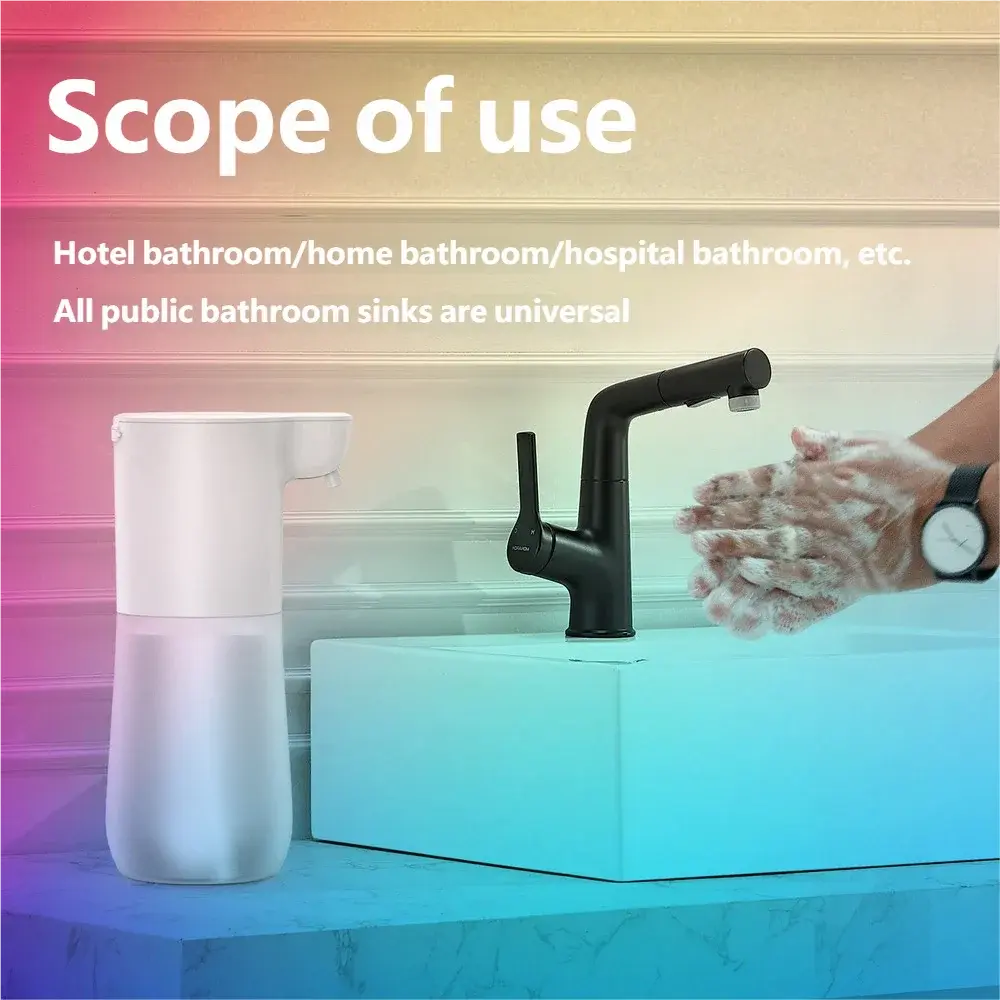 HOMEFISH Smart Sensor Automatic Soap Dispenser 350ml USB Charging Contactless Soap Foam Dispenser Hand Sanitizer Machine fabbinventora.com