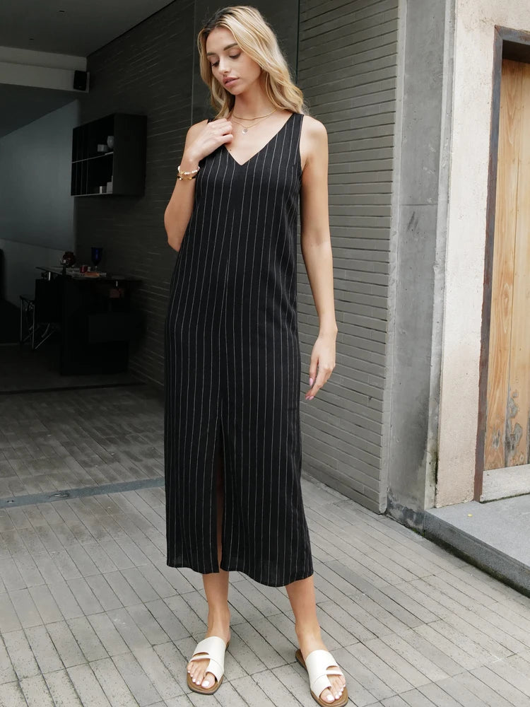 2024 Summer Women Backless Elegant Dress fabbinventora.com