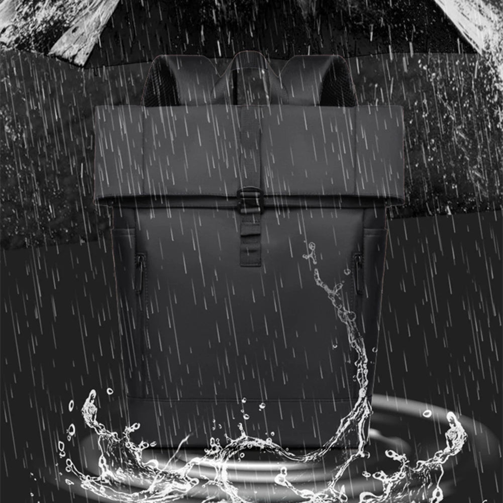 Men waterproof laptop backpack with large capacity for travel school and work