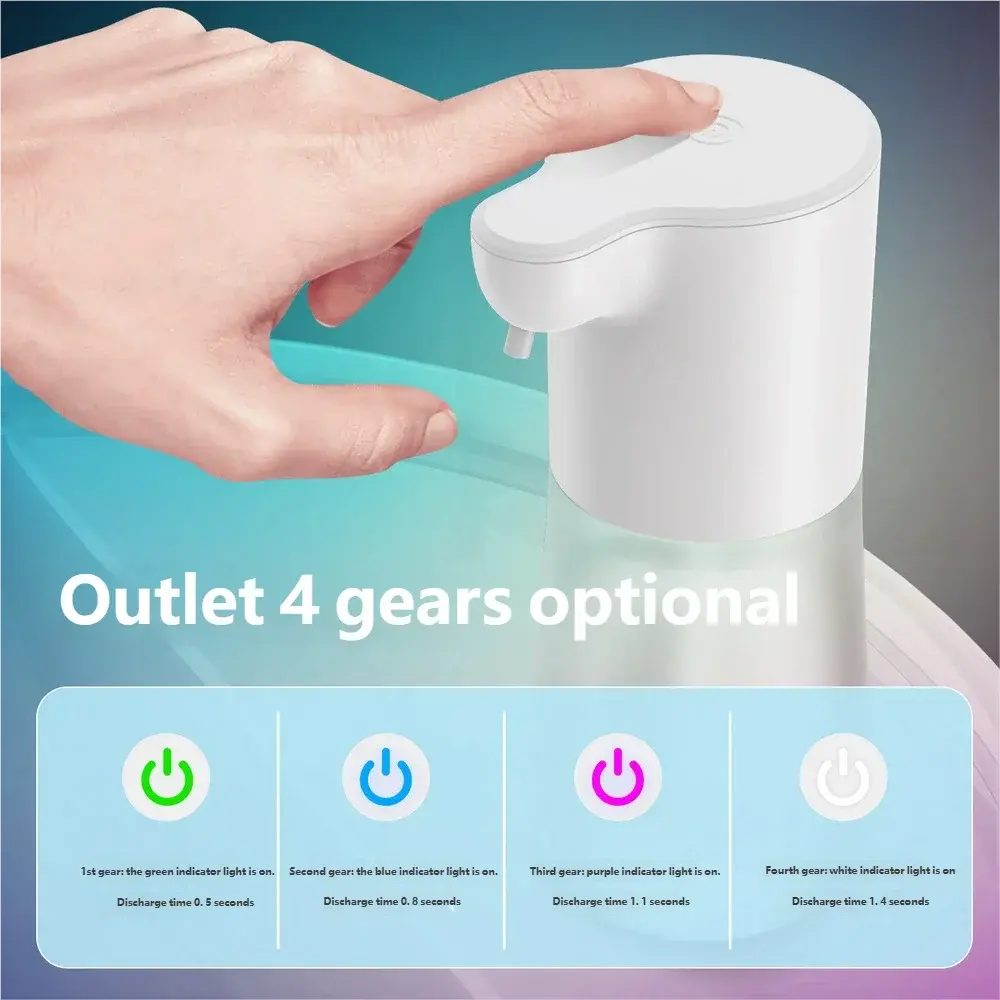 HOMEFISH Smart Sensor Automatic Soap Dispenser 350ml USB Charging Contactless Soap Foam Dispenser Hand Sanitizer Machine fabbinventora.com