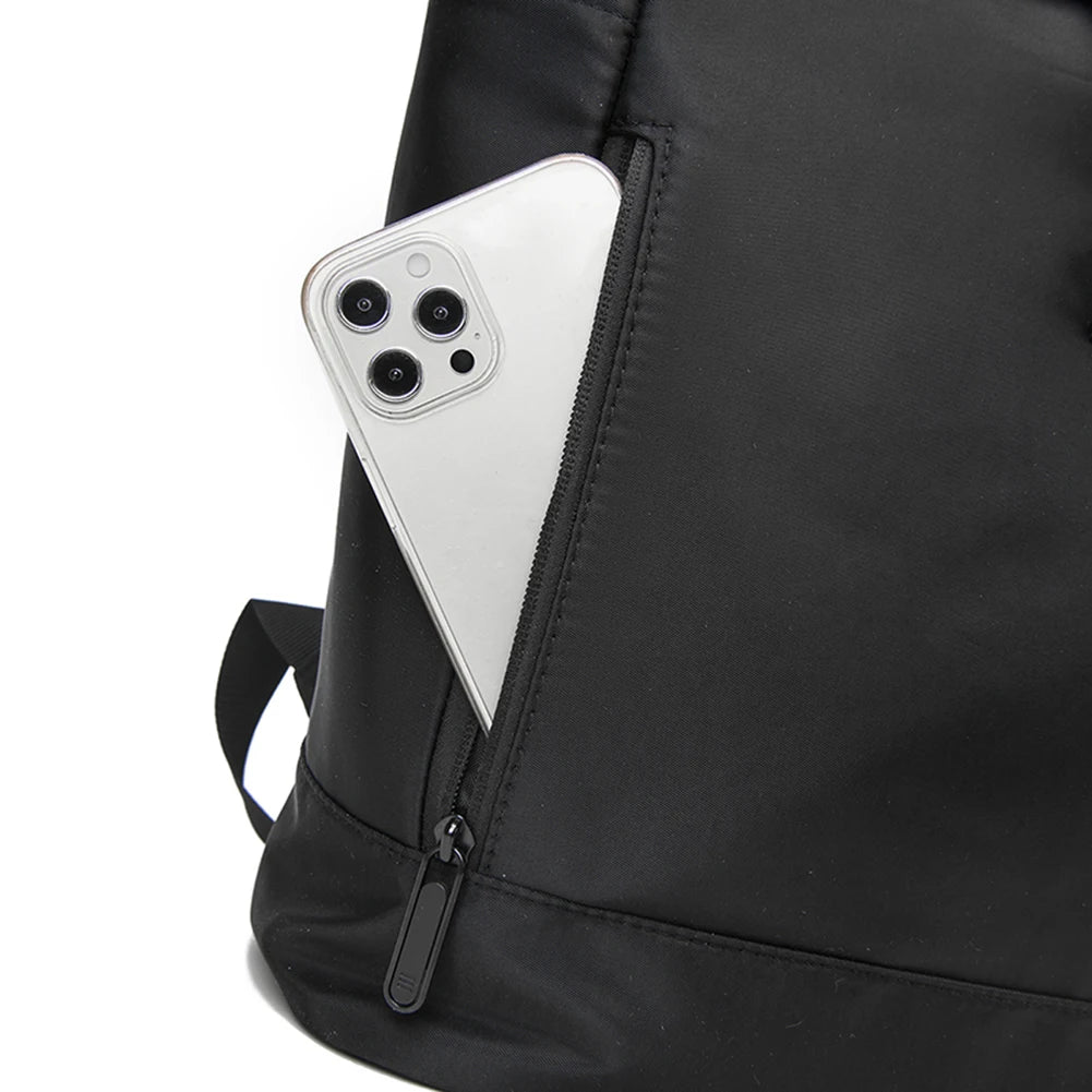 Men waterproof laptop backpack with large capacity for travel school and work