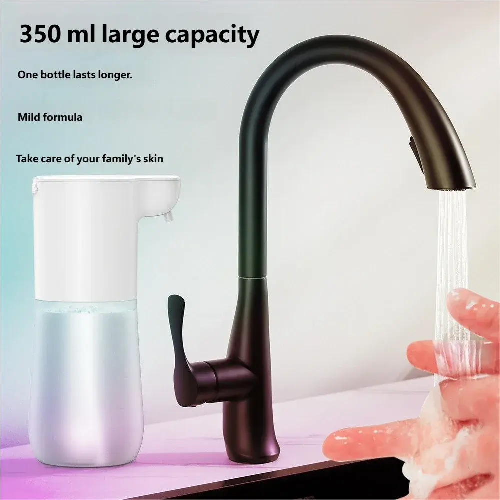 HOMEFISH Smart Sensor Automatic Soap Dispenser 350ml USB Charging Contactless Soap Foam Dispenser Hand Sanitizer Machine fabbinventora.com