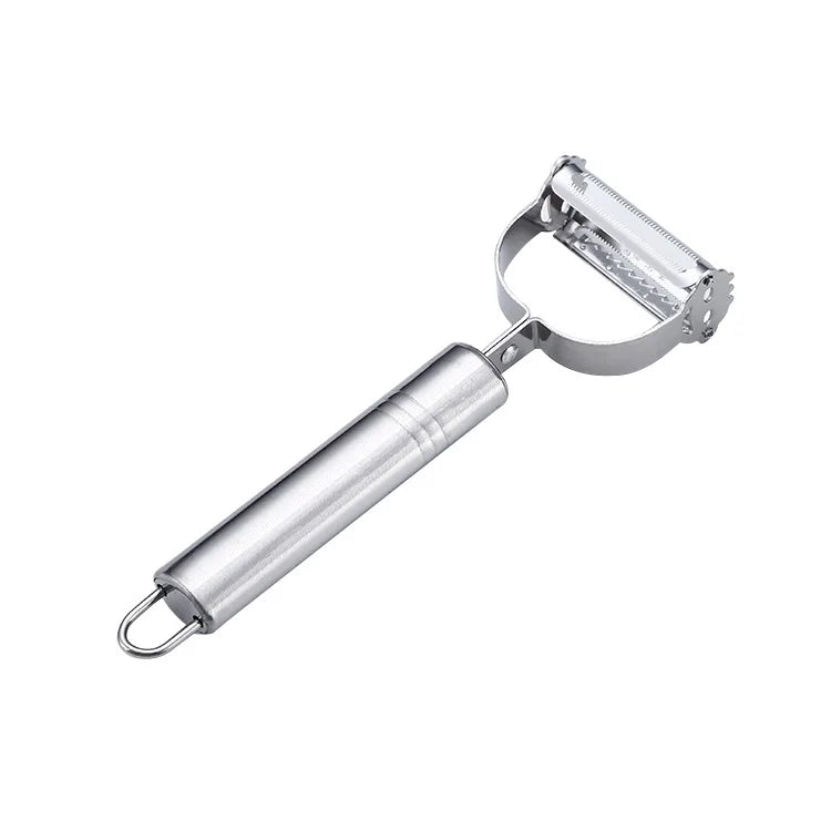 Kitchen Vegetable Peeler Stainless Steel Melon Planer Double-Head Peeler Household Multiple-Function Fruit And Vegetable Peeler fabbinventora.com