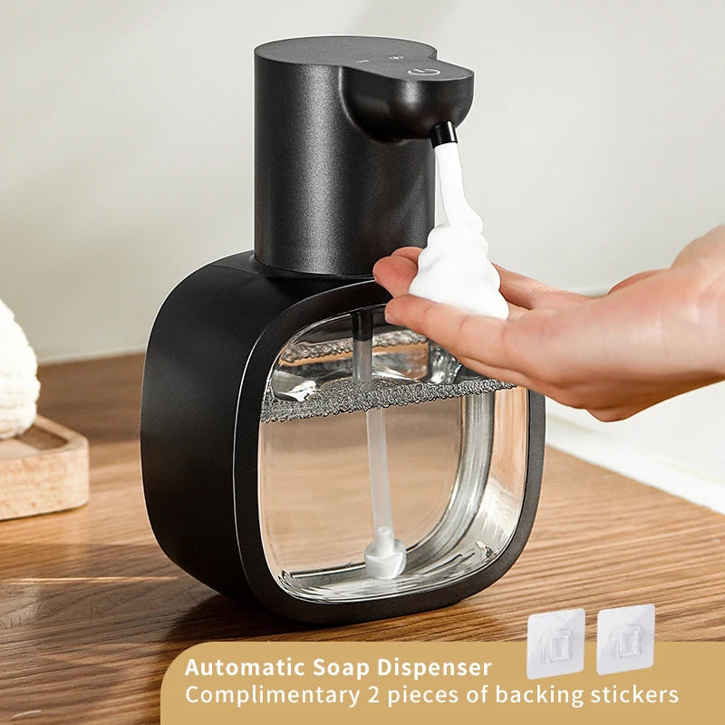 New Wall Mounted Automatic Soap Dispenser Foam Smart Hand Washing Machine 500ml Liquid Rechargeable Bathroom Induction Sensor fabbinventora.com