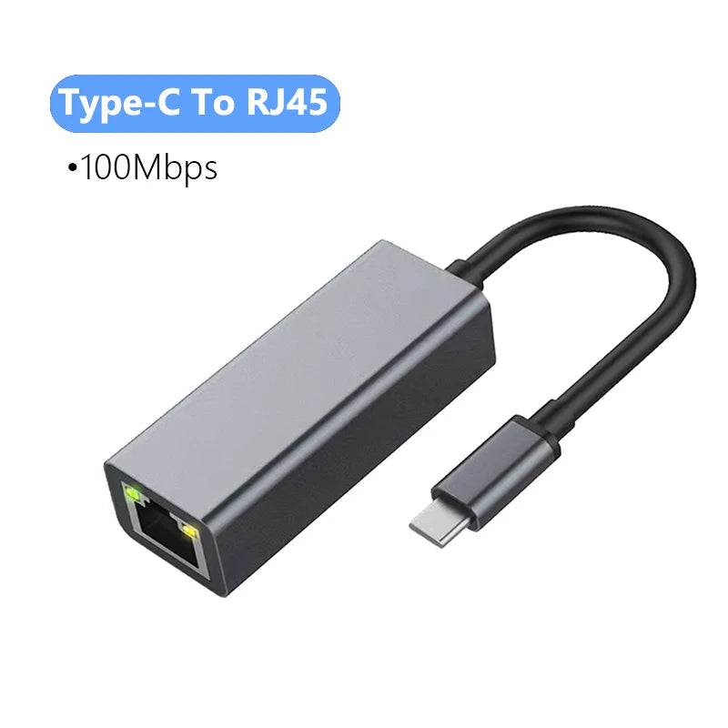 2500Mbps USB 3.0 Type-C To RJ45 Network Card 2.5G Adapter Gigabit Ethernet Converter Lan Hub For PC Laptop For Windows 8.1/10/11 fabbinventora.com