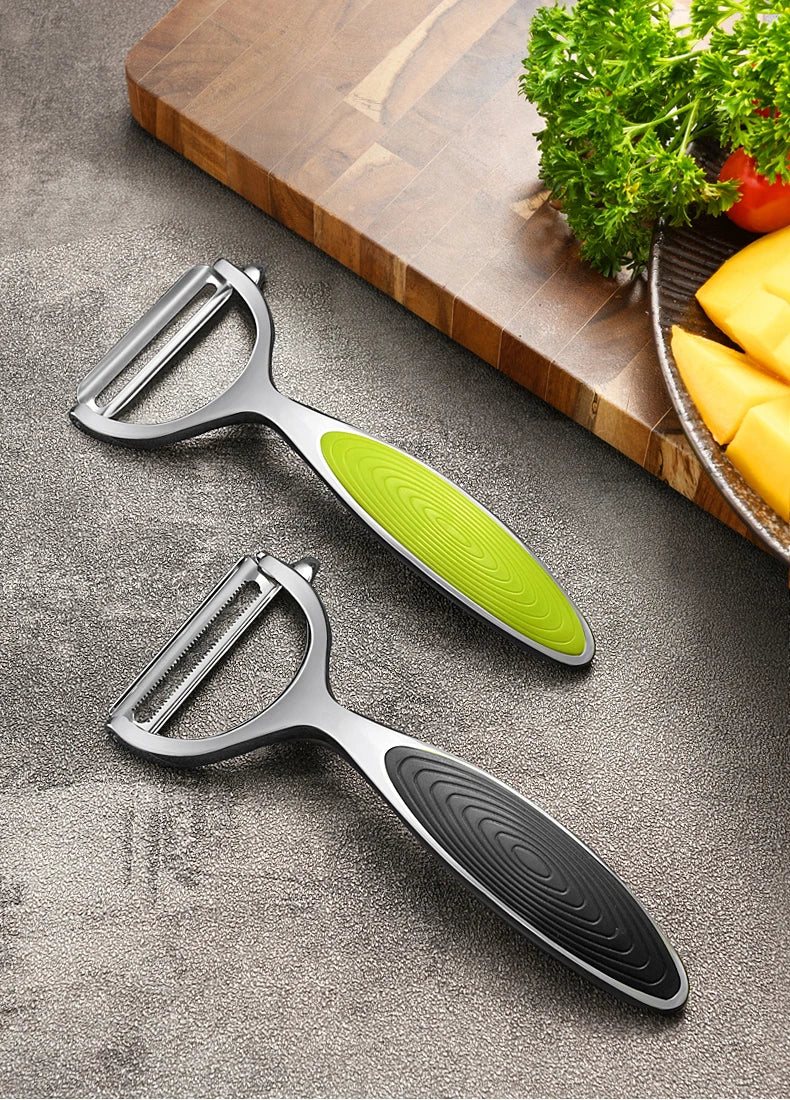1PC Stainless Steel Vegetable Peeler Potato Peeler Multi-function Carrot Grater Fruit Tools Kitchen Accessories Cuisine Pelador fabbinventora.com
