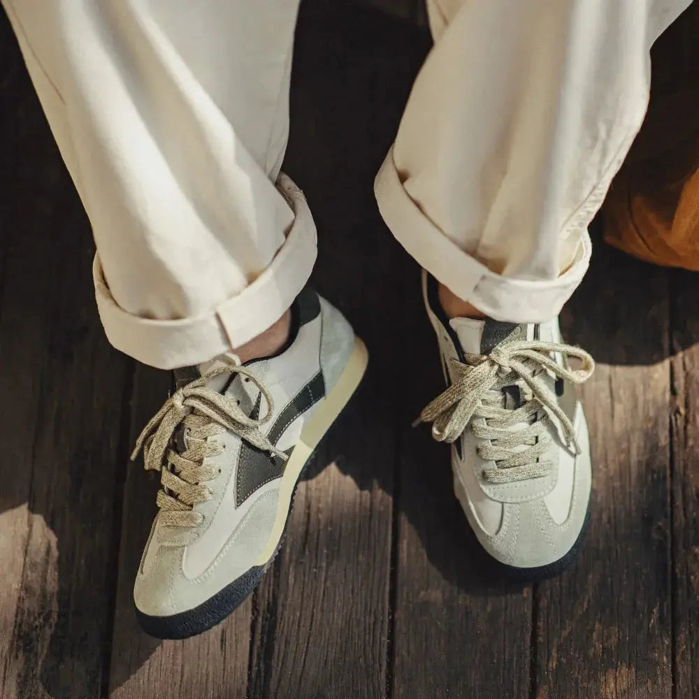 Maden Men's Shoes Discovery Series Retro Jogging Spring Casual Breathable Low-top Sneaker Thick-soled German Training Shoes fabbinventora.com