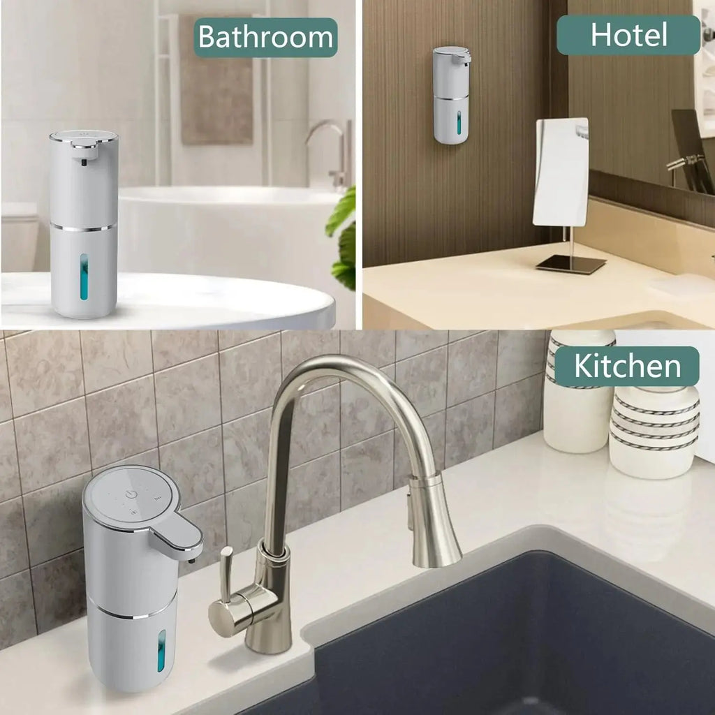 Soap dispenser for bathroom kitchen 380ml Touchless Sensor Smart Washing Hand 4 Level Adjustable automatic Foam Soap Dispenser fabbinventora.com