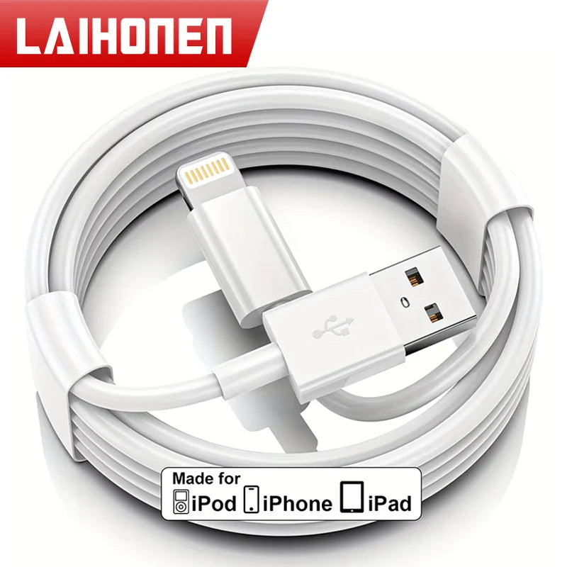 3pcs 1pc for iPhone charger cable lightning data cable original  MFi certified USB A charging cable suitable for iPhone 13 12 1 fabbinventora.com
