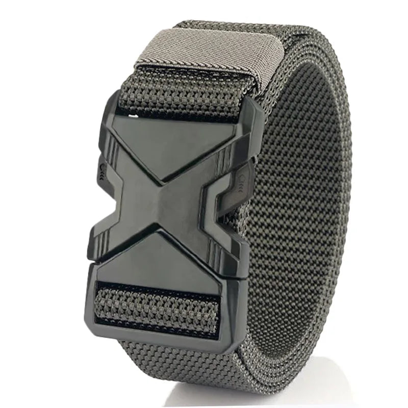 The New Men's 125cm Buckle Belt Nylon Braided Lightweight Breathable Daily Commuter Men's Belt fabbinventora.com