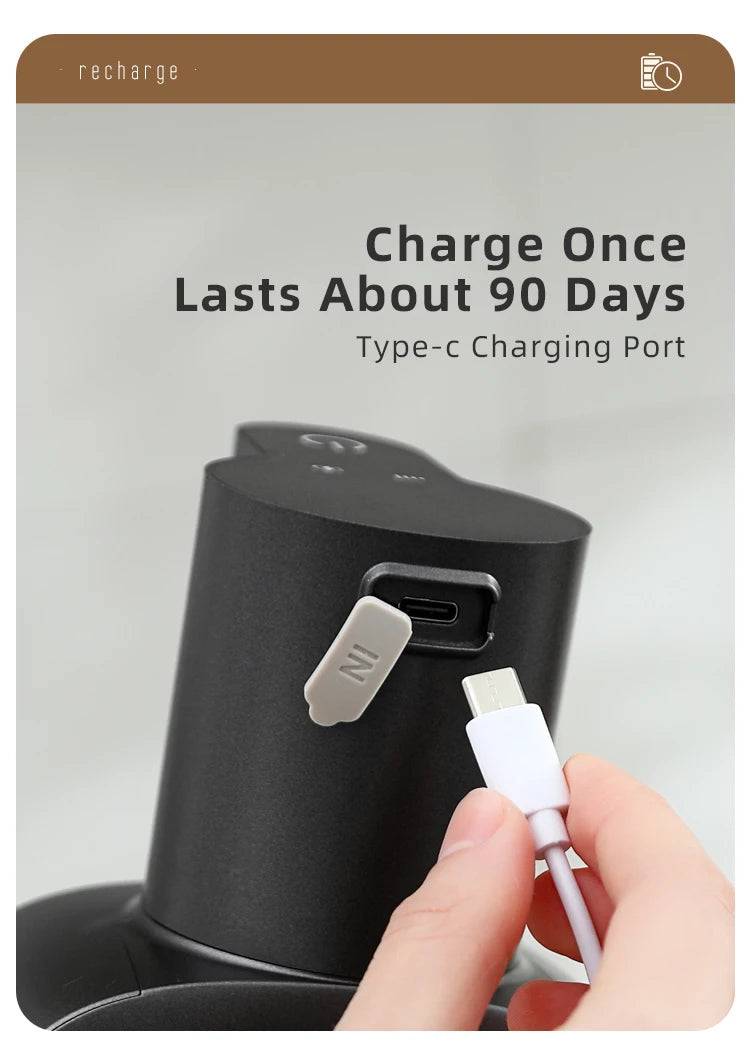 New Wall Mounted Automatic Soap Dispenser Foam Smart Hand Washing Machine 500ml Liquid Rechargeable Bathroom Induction Sensor fabbinventora.com