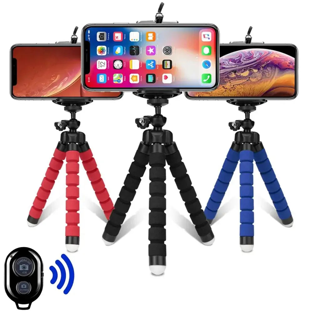 Tripods Tripod For Phone Mobile Camera Holder Clip Smartphone Monopod Tripe Stand Octopus Mini Tripod Stativ For Phone fabbinventora.com