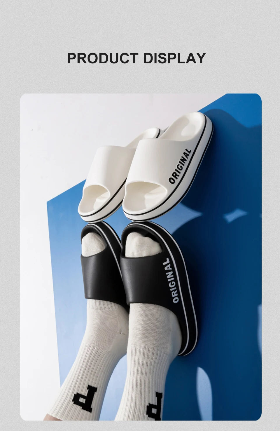 Feslishoet Women Letter Slippers Beach Slides Solid Color Mens Thick Sole Indoor Bathroom Anti Slip Shoes Summer Couple Sandals fabbinventora.com