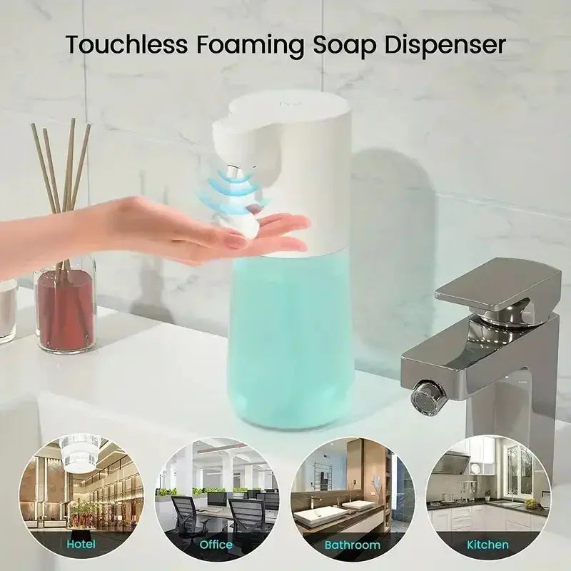 Automatic Soap Dispenser Soap Foam Dispenser Smart Sensor Soap Dispenser Contactless USB Charging 350ml Hand Sanitizer Machine fabbinventora.com