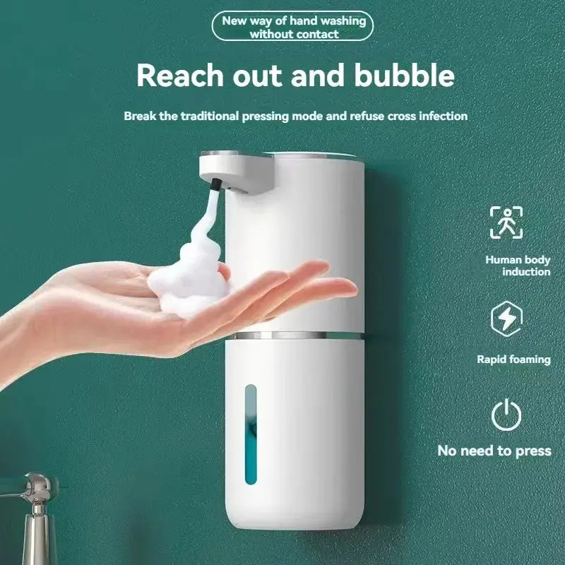 Automatic Soap Dispenser Touchless Foaming Soap Dispenser 380ml USB Rechargeable Electric 4 Level Adjustable Foam Soap Dispenser fabbinventora.com