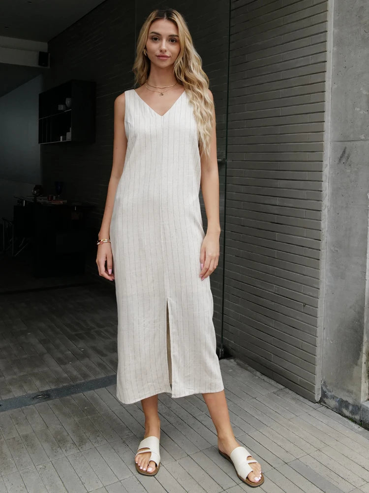 2024 Summer Women Backless Elegant Dress fabbinventora.com