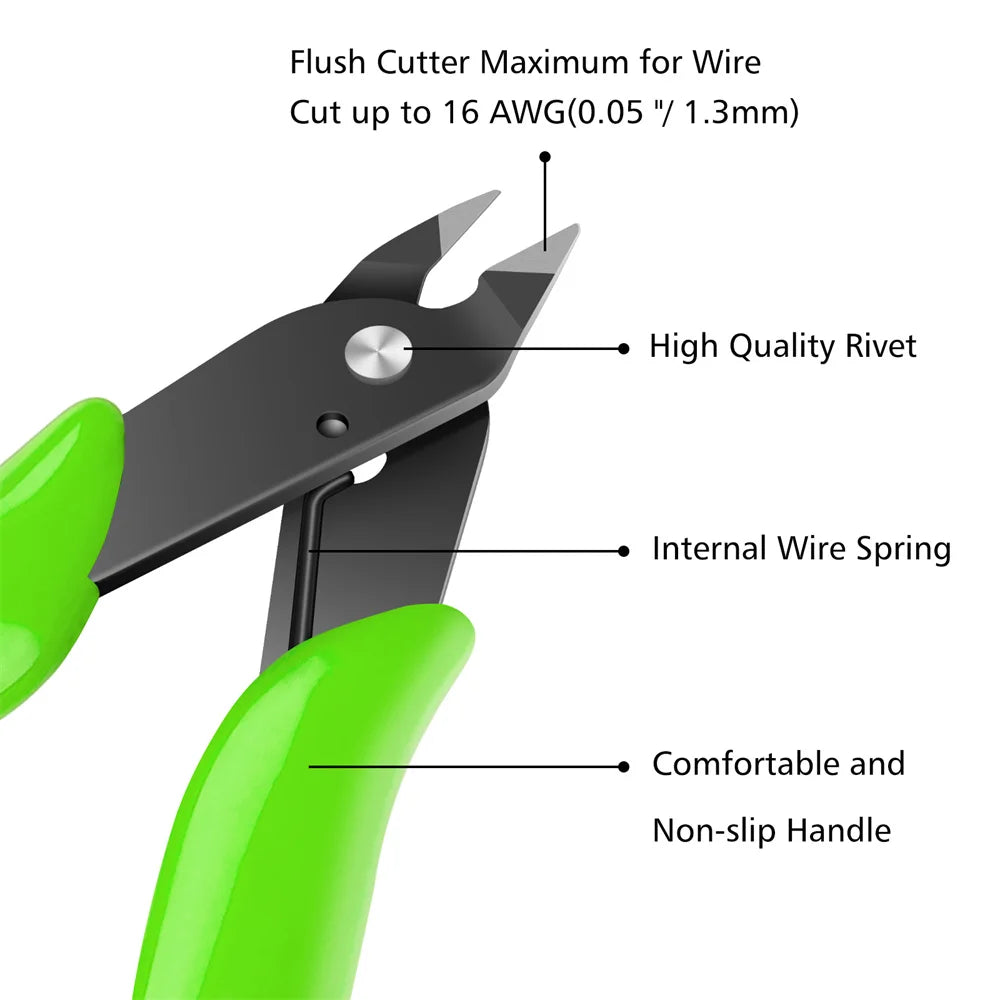 1Pc Universal Pliers Multi Functional Tool Electrical Wire Cable Cutters Cutting Side Snips Flush Carbon Steel Nipper Hand Tools fabbinventora.com