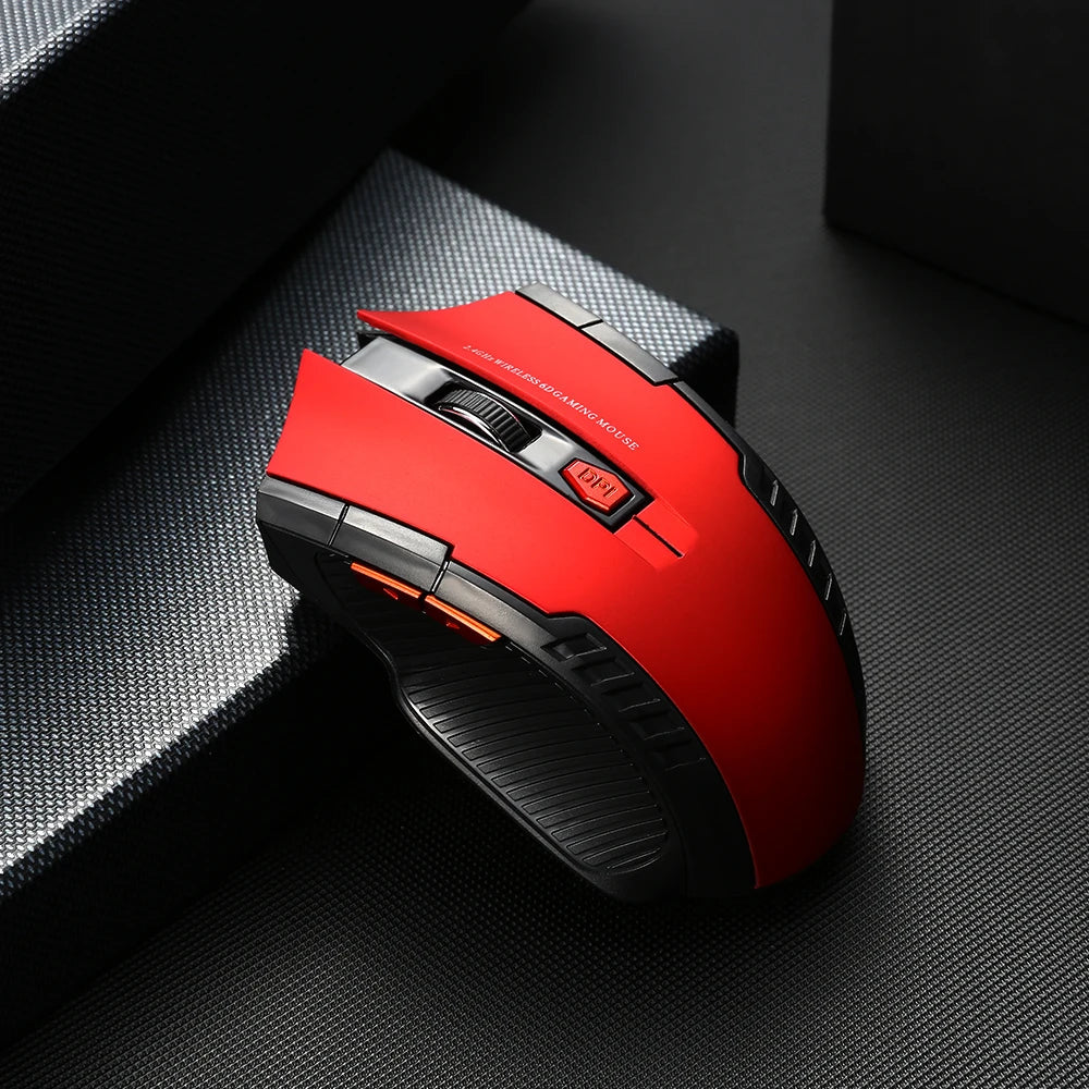 2.4G Wireless Mouse 1600DPI Optical Mouse Gamer for Computer 6 Buttons Wireless Mice with USB Receiver for PC Laptop Accessories fabbinventora.com